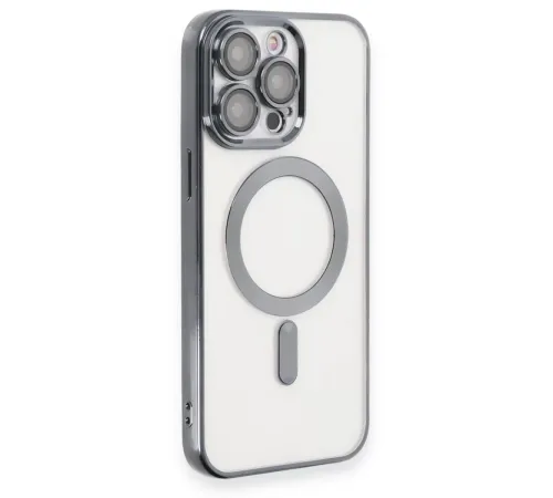 Apple iPhone 15 Pro Max Kılıf Kross Magneticsafe Kapak - Titan Gri