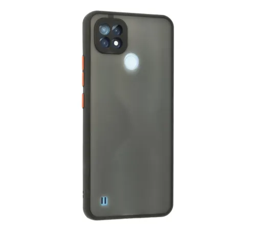 Realme C21 Kılıf Montreal Silikon Kapak - Siyah