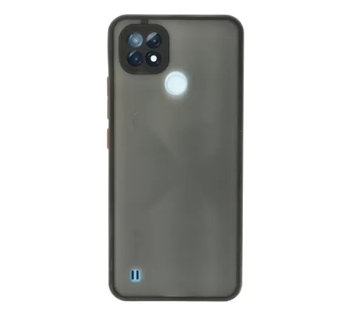 Realme C21 Kılıf Montreal Silikon Kapak - Siyah