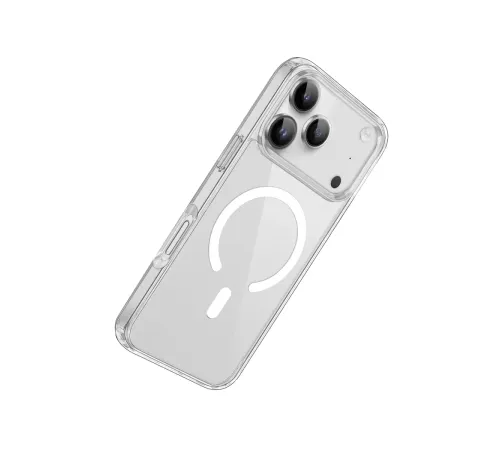 Apple iPhone 17 Pro Kılıf Pc Real Magsafe Kapak - Şeffaf
