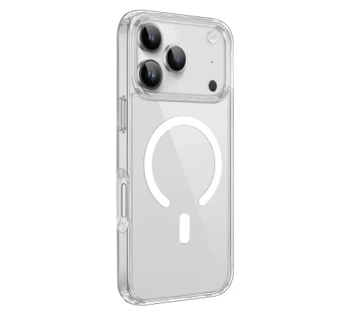 Apple iPhone 17 Pro Kılıf Pc Real Magsafe Kapak - Şeffaf