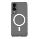 Samsung Galaxy S25 Edge Kılıf Magneticsafe Şeffaf Silikon - Şeffaf