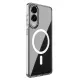 Samsung Galaxy S25 Edge Kılıf Magneticsafe Şeffaf Silikon - Şeffaf