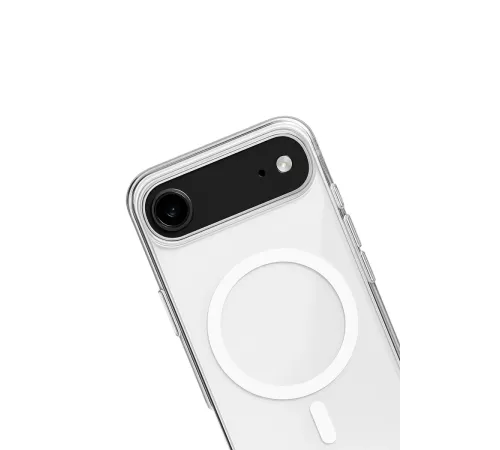 Apple iPhone 17 Air Kılıf Magneticsafe Şeffaf Silikon - Şeffaf