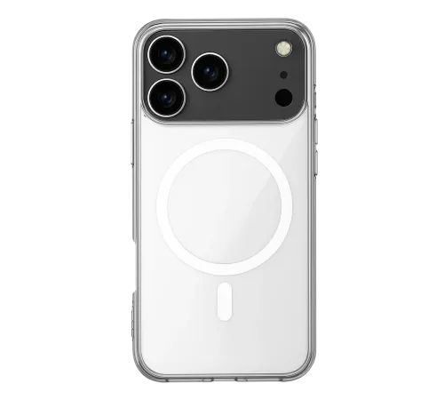 Apple iPhone 17 Pro Max Kılıf Magneticsafe Şeffaf Silikon - Şeffaf