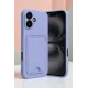 Apple iPhone 16 Kılıf Kelvin Kartvizitli Silikon - Bordo