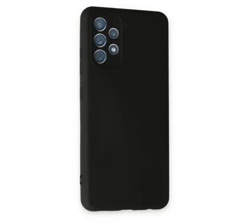 Samsung Galaxy A13 4G Kılıf Nano içi Kadife Silikon - Siyah