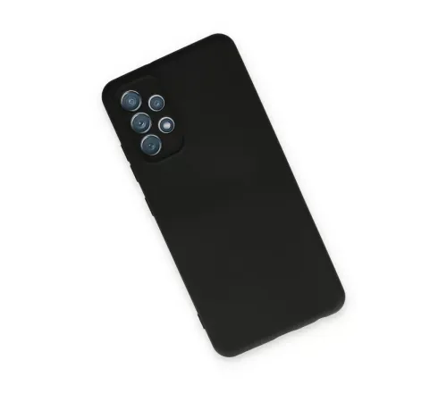 Samsung Galaxy A13 4G Kılıf Nano içi Kadife Silikon - Siyah
