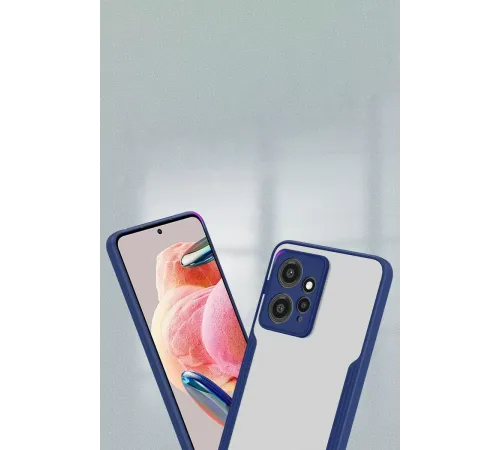 Xiaomi Redmi Note 12 4G Kılıf Platin Silikon - Kırmızı