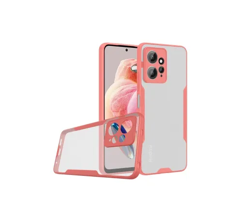 Xiaomi Redmi Note 12 4G Kılıf Platin Silikon - Pembe