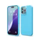 Apple iPhone 16 Pro Max Kılıf Nano içi Kadife Silikon - Mavi