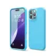 Apple iPhone 16 Pro Max Kılıf Nano içi Kadife Silikon - Mavi