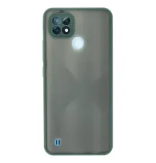 Realme C21 Kılıf Montreal Silikon Kapak - Yeşil