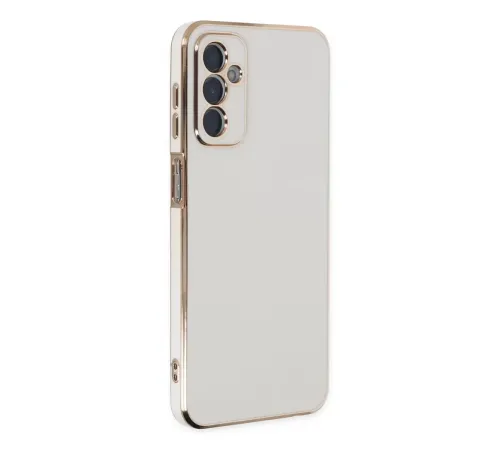 Samsung Galaxy M23 Kılıf Volet Silikon - Beyaz