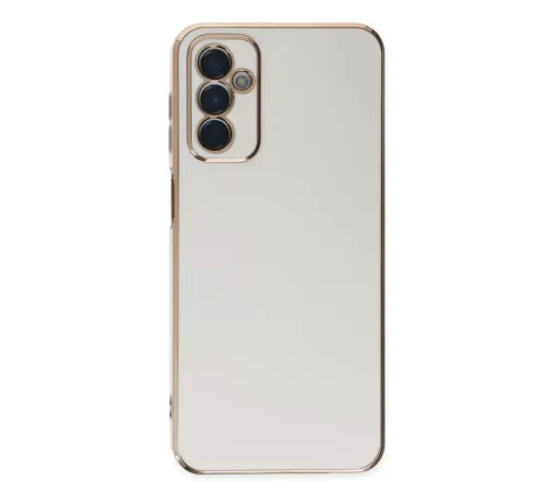 Samsung Galaxy M23 Kılıf Volet Silikon - Beyaz