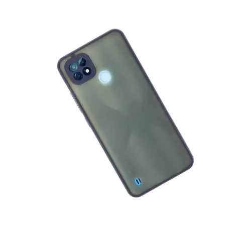 Realme C21 Kılıf Montreal Silikon Kapak - Lacivert