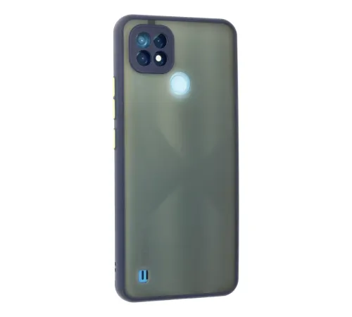 Realme C21 Kılıf Montreal Silikon Kapak - Lacivert