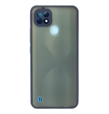 Realme C21 Kılıf Montreal Silikon Kapak - Lacivert