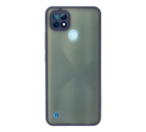 Realme C21 Kılıf Montreal Silikon Kapak - Lacivert