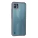 Realme C21 Kılıf Montreal Silikon Kapak - Gri