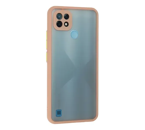 Realme C21 Kılıf Montreal Silikon Kapak - Pembe