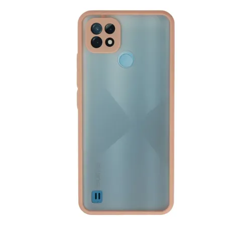 Realme C21 Kılıf Montreal Silikon Kapak - Pembe