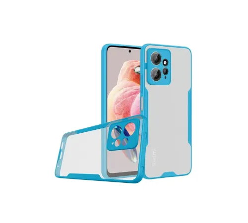 Xiaomi Redmi Note 12 4G Kılıf Platin Silikon - Mavi