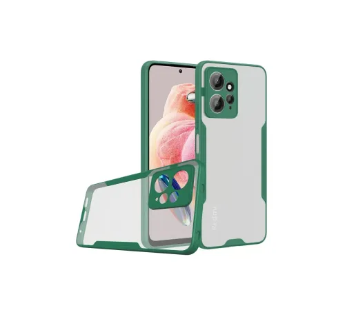 Xiaomi Redmi Note 12 4G Kılıf Platin Silikon - Yeşil