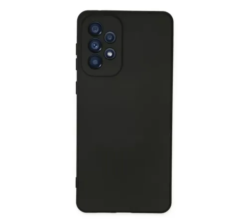 Samsung Galaxy A23 4G Kılıf Nano içi Kadife Silikon - Siyah