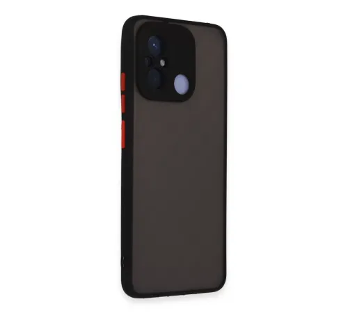 Xiaomi Redmi 12C Kılıf Montreal Silikon Kapak - Siyah