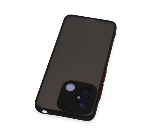 Xiaomi Redmi 12C Kılıf Montreal Silikon Kapak - Siyah