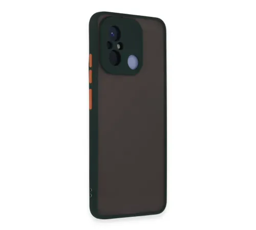 Xiaomi Redmi 12C Kılıf Montreal Silikon Kapak - Yeşil