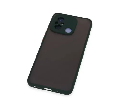 Xiaomi Redmi 12C Kılıf Montreal Silikon Kapak - Yeşil