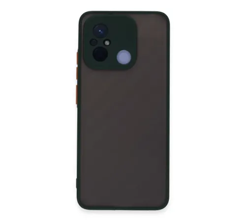 Xiaomi Redmi 12C Kılıf Montreal Silikon Kapak - Yeşil
