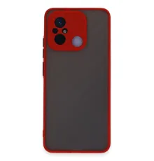 Xiaomi Redmi 12C Kılıf Montreal Silikon Kapak - Kırmızı