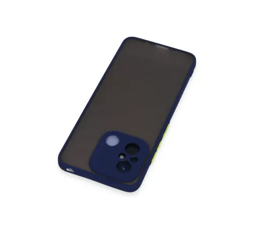 Xiaomi Redmi 12C Kılıf Montreal Silikon Kapak - Lacivert