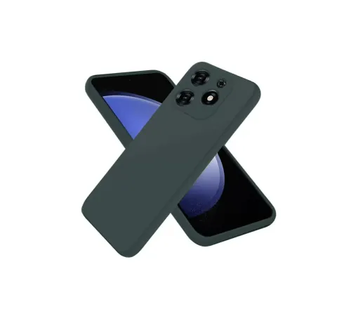 Tecno Spark Go 2024 Kılıf First Silikon - Koyu Yeşil