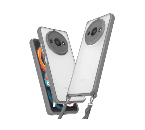 Xiaomi Redmi A3 4G Kılıf Penta Silikon Kılıf - Titan Gri