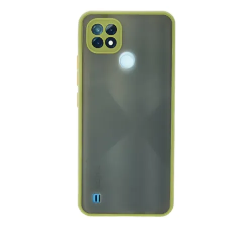 Realme C21 Kılıf Montreal Silikon Kapak - Açık Yeşil