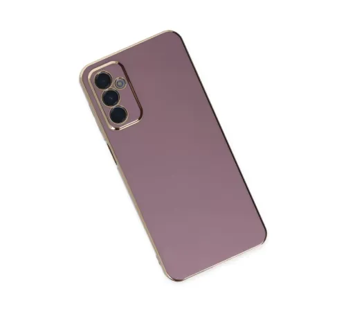 Samsung Galaxy M23 Kılıf Volet Silikon - Mor
