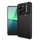 Realme C61 Kılıf Auto Focus Karbon Kapak - Siyah