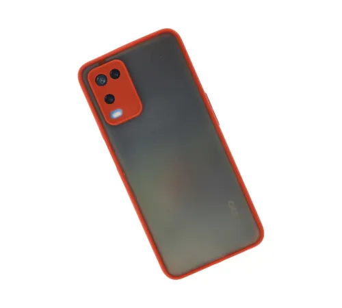 A54 4G Kılıf Montreal Silikon Kapak - Kırmızı