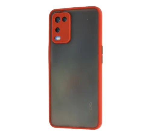 A54 4G Kılıf Montreal Silikon Kapak - Kırmızı