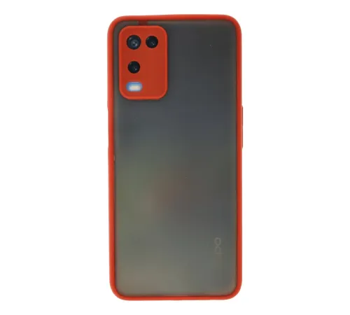 A54 4G Kılıf Montreal Silikon Kapak - Kırmızı
