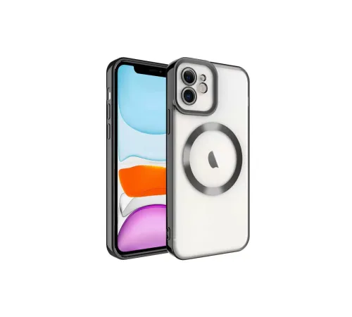 Apple iPhone 11 Kılıf Kross Magneticsafe Kapak - Siyah