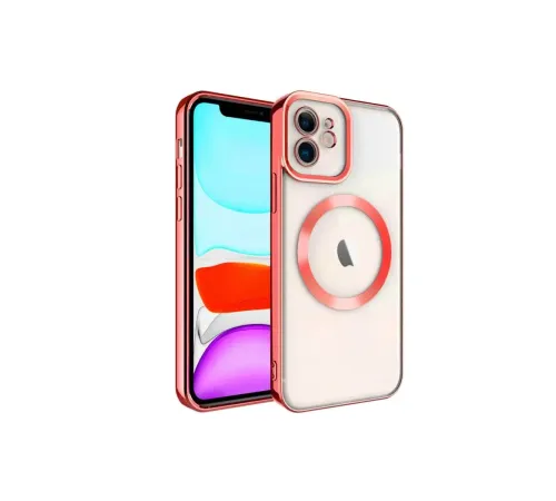 Apple iPhone 11 Kılıf Kross Magneticsafe Kapak - Kırmızı
