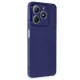 Realme C61 Kılıf Auto Focus Karbon Kapak - Lacivert