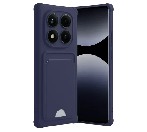 Xiaomi Redmi Note 14 Pro 4G Kelvin Kartvizitli Silikon - Lacivert
