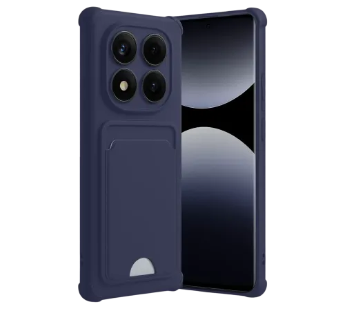 Xiaomi Redmi Note 14 Pro 4G Kelvin Kartvizitli Silikon - Lacivert