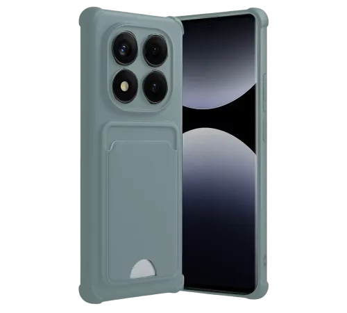 Xiaomi Redmi Note 14 Pro 5G Kelvin Kartvizitli Silikon - Açık Yeşil